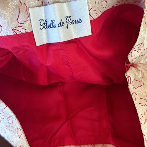 Silk designer pants by Belle de Jour, size S - Picture 5 of 7